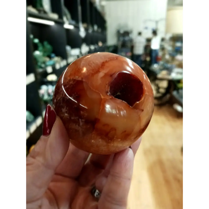 🔥🧡 Carnelian Spheres (3’’) – Ignite Confidence and Creative Energy! 🧡🔥 - 6 - Spheres