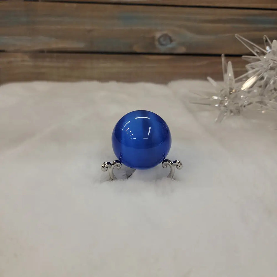 CATS EYE SPHERES - 1 1/2’’ - 03. BLUE CATS EYE SPHERES / Pink 1” - Spheres