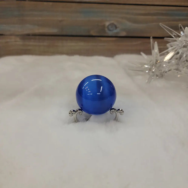 CATS EYE SPHERES - 1 1/2’’ - 03. BLUE CATS EYE SPHERES / Pink 1” - Spheres