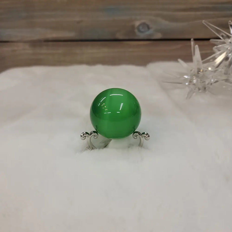 CATS EYE SPHERES - 1 1/2’’ - 04. GREEN CATS EYE SPHERES / Pink 1” - Spheres