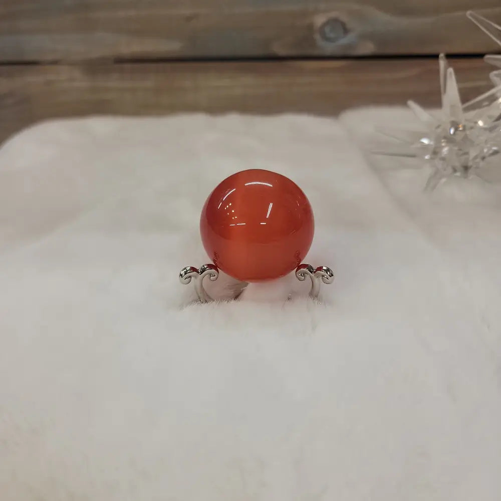 CATS EYE SPHERES - 1 1/2’’ - 06. RED/ORANGE CATS EYE SPHERES / Pink 1” - Spheres