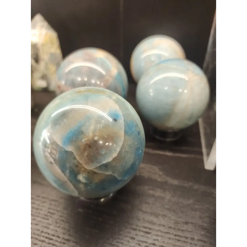 🌌🔵 Celestial Serenity: Trolleite Spheres – Awaken Your Higher Self! 🔵🌌 - Spheres