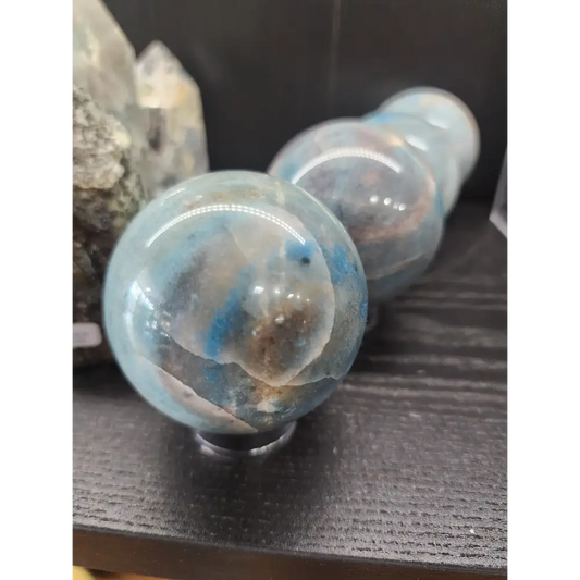 🌌🔵 Celestial Serenity: Trolleite Spheres – Awaken Your Higher Self! 🔵🌌 - Spheres