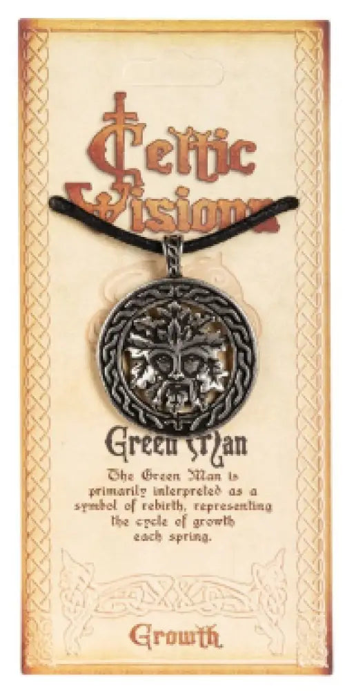 🍀✨ Celtic Visions Necklace and Pendant – Timeless Symbolism Ancestral Magic and Everyday Connection! 🌀 - Green Man