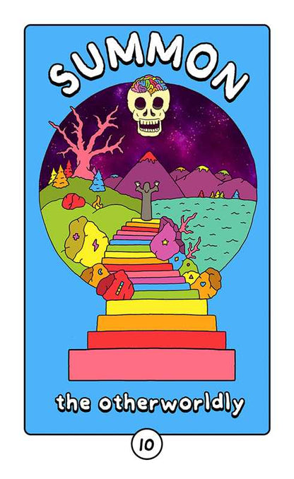 Rainbow Brainskull Oracle Deck by Ramin  Nazer: Mixed Media; 76 pages / English