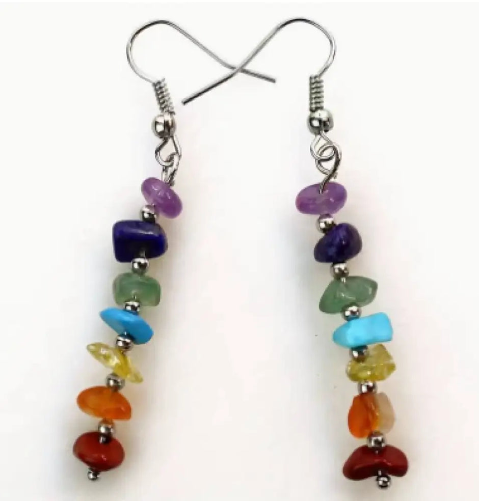 Chakra Energy Earrings – Balance Healing and Vibrant Spirit - Jewelry