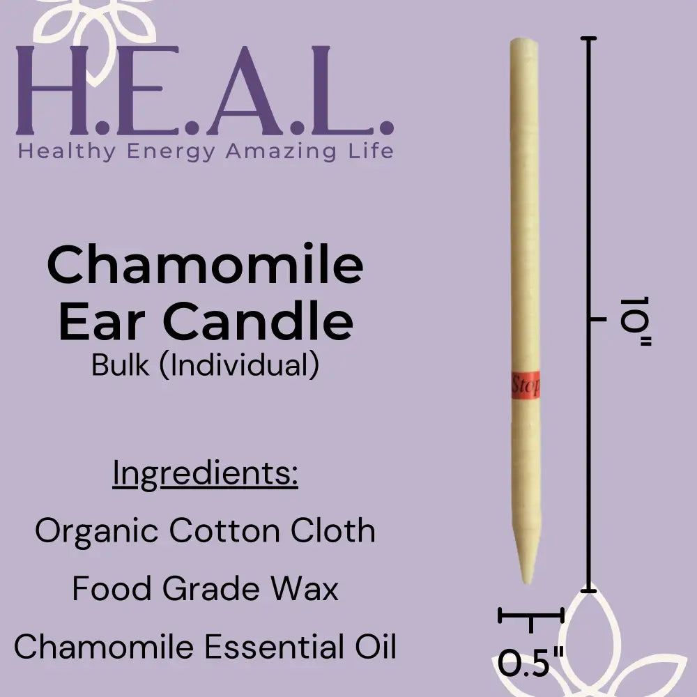 🌼✨ Chamomile Harmony’s Ear Candles – Gentle Relaxation & Soothing Self-Care (2-Pack) 🕯️ - Candles & Accessories