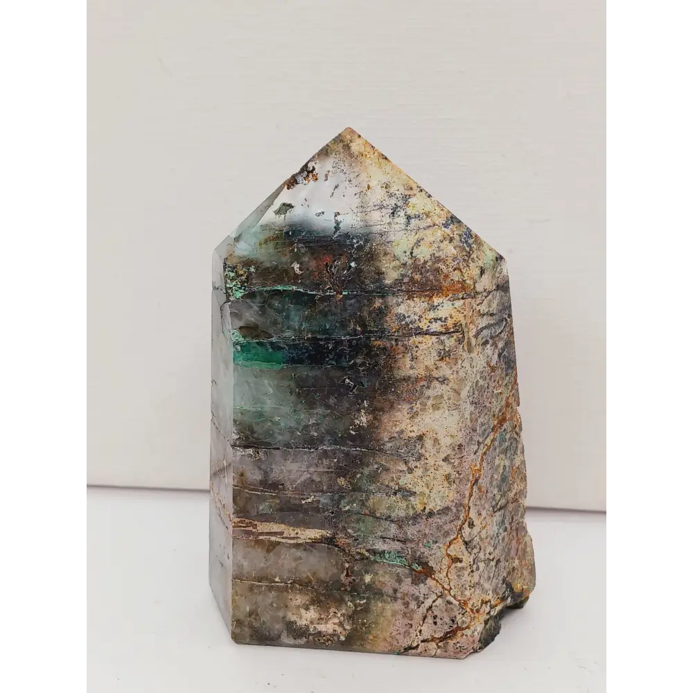 💙✨ Chrysocolla Chalcopyrite & Fuchsite Towers – Empowerment Abundance & Heart Healing! 🌿 - 3 - Towers