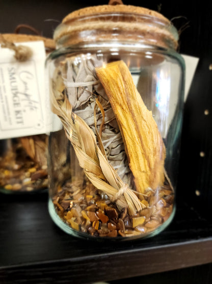 🏠✨ Complete Home Smudge Kit – Cleanse & Elevate Your Space! 🌿 - Incense & Burners