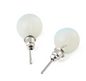 6MM & 8MM Bead Crystal Earrings - 8MM Opalite - Jewelry