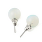 6MM & 8MM Bead Crystal Earrings - 8MM Opalite - Jewelry