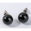 6MM & 8MM Bead Crystal Earrings - 8MM Obsidian - Jewelry