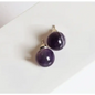 6MM & 8MM Bead Crystal Earrings - 8MM Amethyst - Jewelry