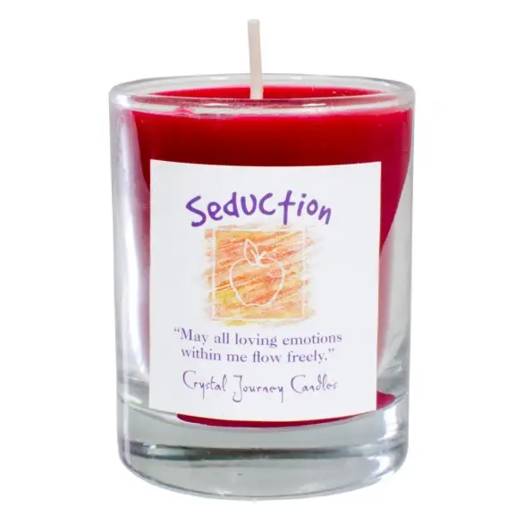Harmonia Reiki Herbal Votive Candle - Seduction - Candles & Accessories