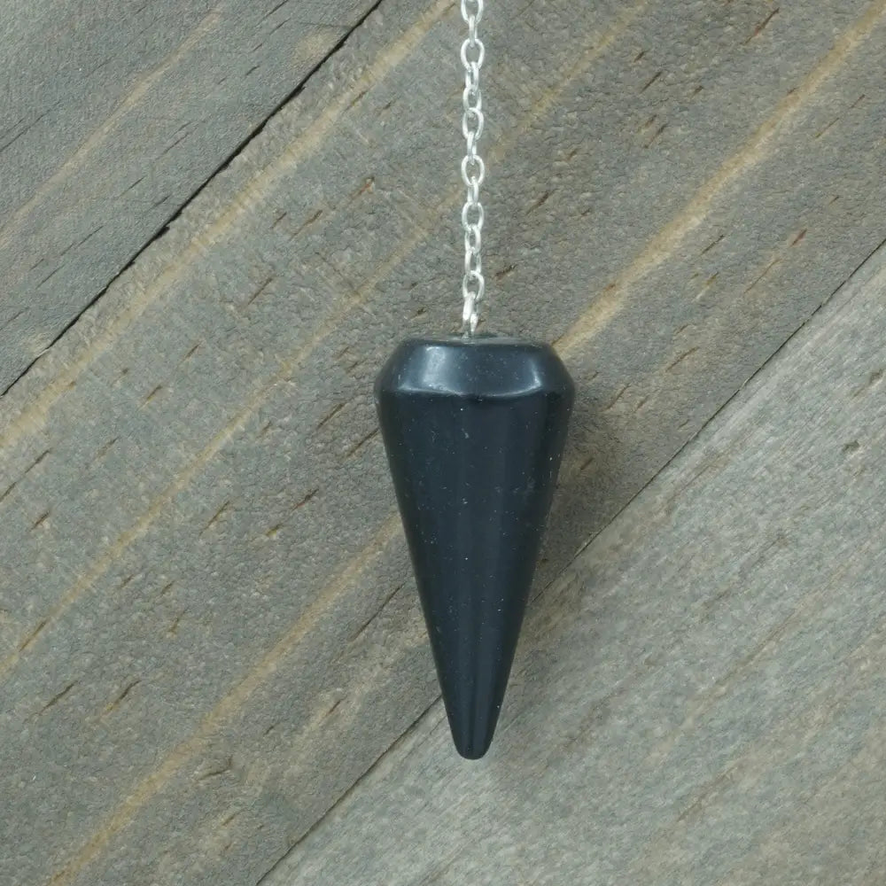 CRYSTAL PENDULUM - Shungite - Pendulums & Mats
