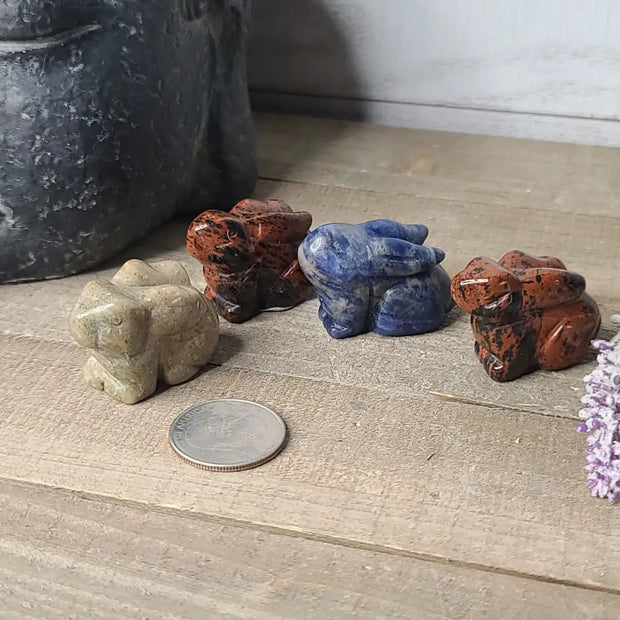 Crystal Rabbit - Carvings