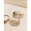 🔑✨ Crystal Worry Stone Keychain – Calming Energy On the Go! 🌙 - Jewelry