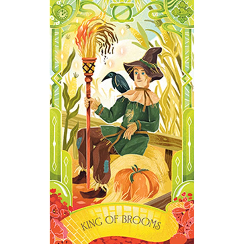 The Wizard of Oz Tarot Deck and Guidebook (Officially Licensed, 78 Cards and 128-Page Guidebook) – Deluxe Gift Box Set