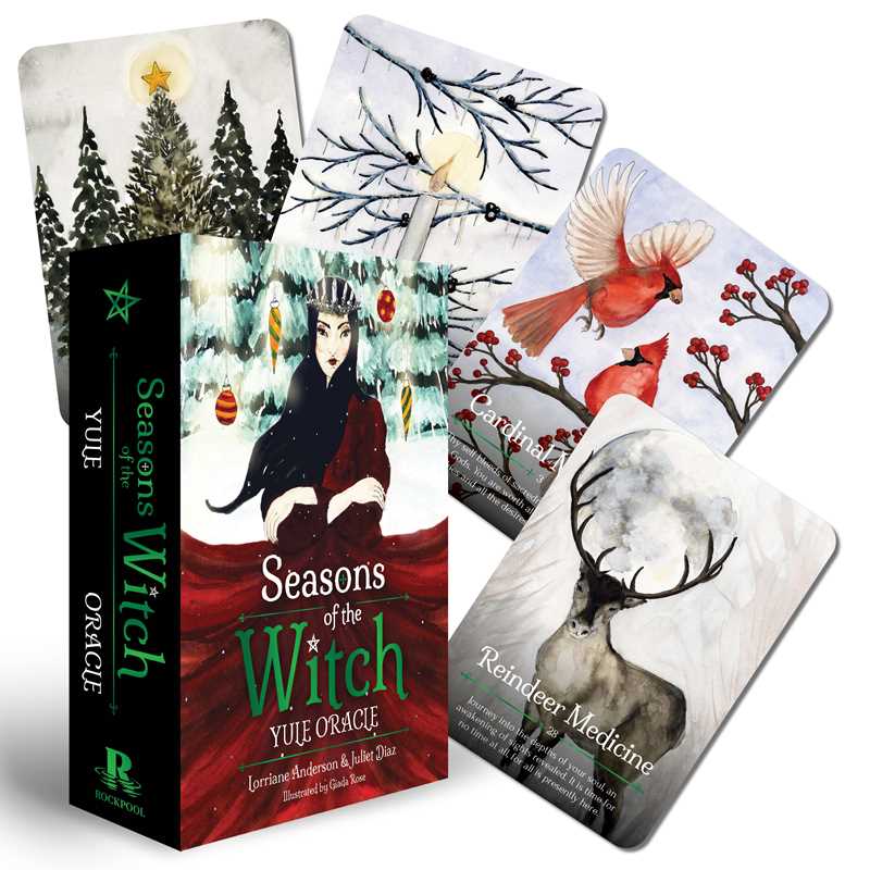 Seasons of the Witch: Yule Oracle by Lorriane Anderson: Flashcards; 144 pages / English