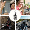 Keychain Bell Silver Tone with Athena’s Helmet (3