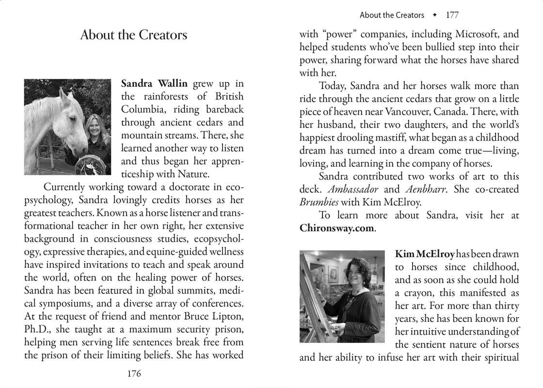 Council of Horses Oracle by Sandra Wallin: Flashcards; 192 pages / English