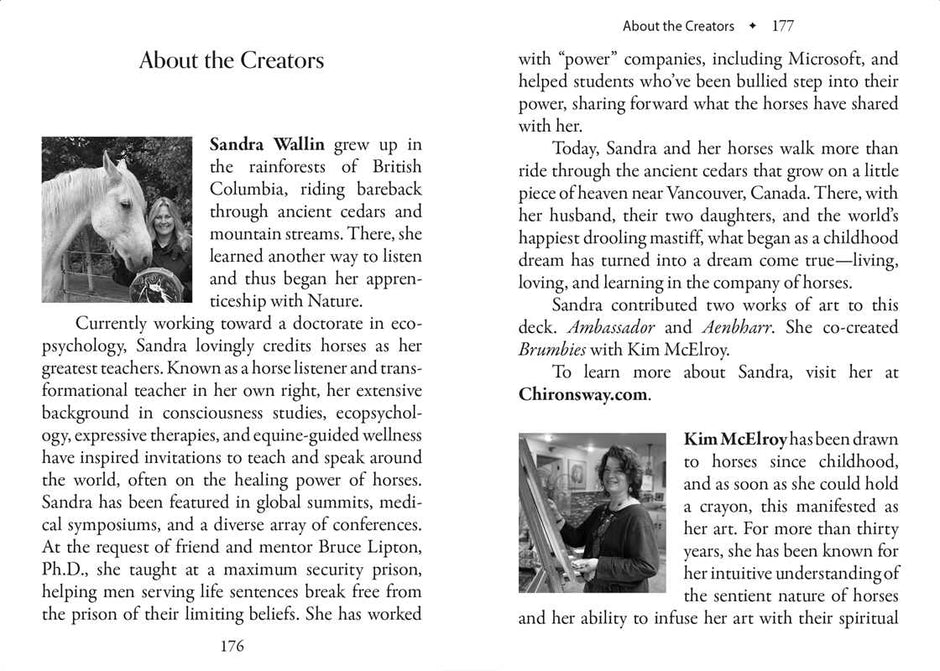 Council of Horses Oracle by Sandra Wallin: Flashcards; 192 pages / English