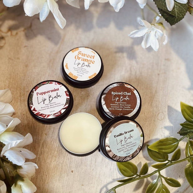 Natural Lip Balm: Vanilla Dream .5oz Tin