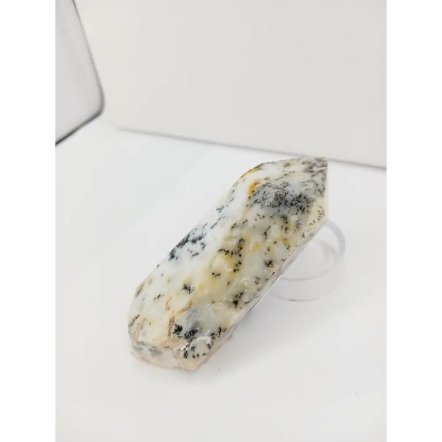 🤍🌿 Dendritic Opal Double Terminated – Growth Balance and Spiritual Connection ✨ - 1 - Towers