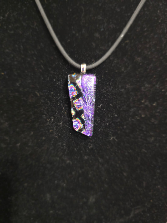🌈✨ Dichroic Glass Earrings – Iridescent Color Magical Sparkle and Wearable Art! 🔮 Pair 2