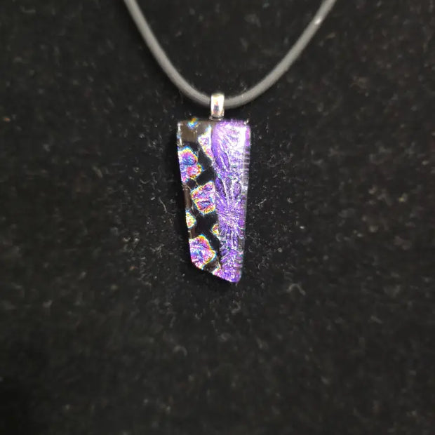 🌈✨ Dichroic Glass Earrings – Iridescent Color Magical Sparkle and Wearable Art! 🔮 Pair 2