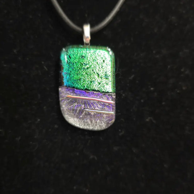 🌈✨ Dichroic Glass Earrings – Iridescent Color Magical Sparkle and Wearable Art! 🔮 Pair 5