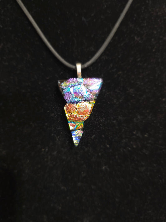 🌈✨ Dichroic Glass Earrings – Iridescent Color Magical Sparkle and Wearable Art! 🔮 Pair 4