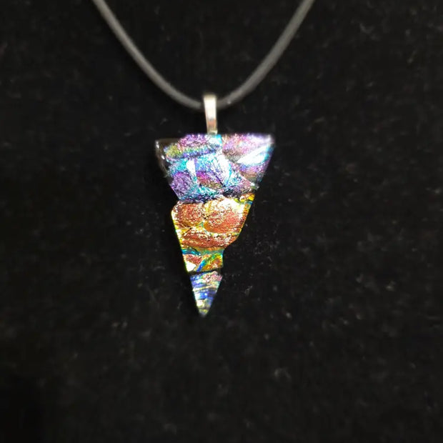🌈✨ Dichroic Glass Earrings – Iridescent Color Magical Sparkle and Wearable Art! 🔮 Pair 4