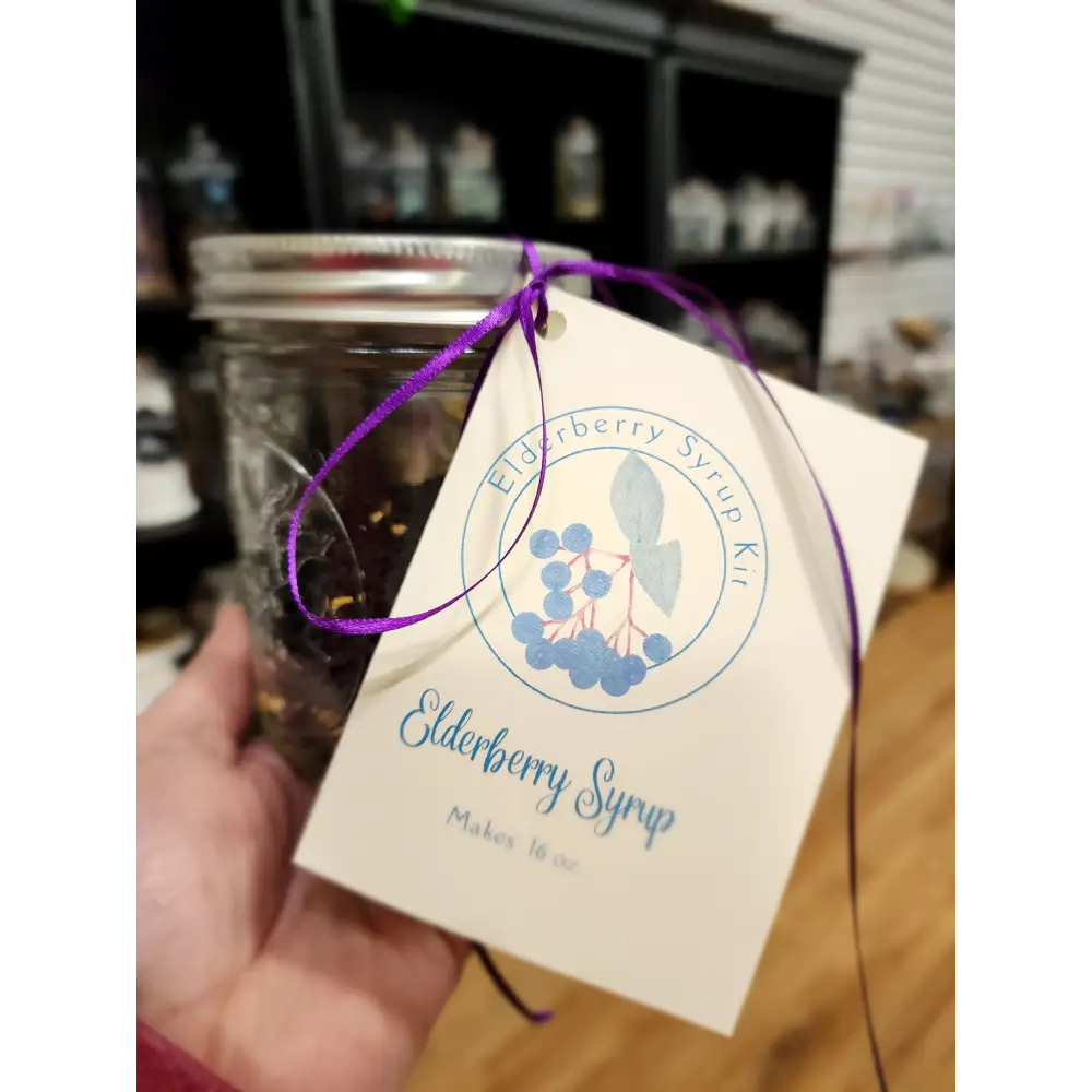 DIY Elderberry Syrup Kit makes 16oz. - Herbs & Accessories