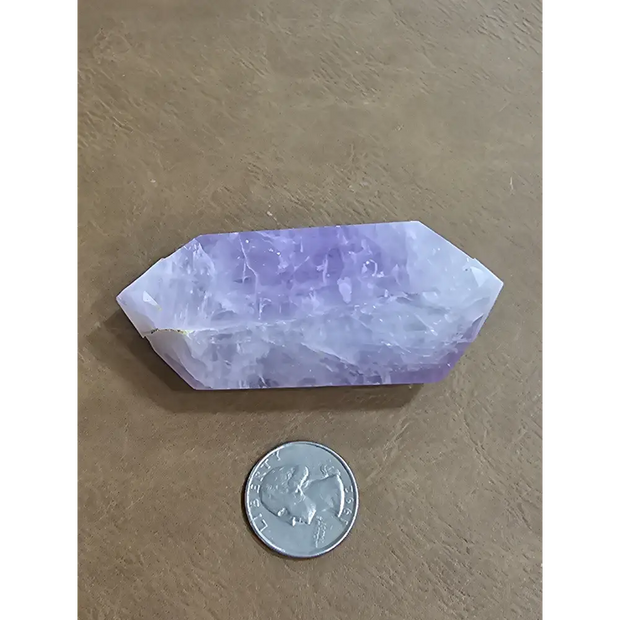 🌈💜 Double Terminated Amethyst with Rainbows – Intuition Peace & Radiant Energy Flow! ✨ - 2 - Towers