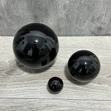 Black Obsidian Sphere – Protection, Clarity and Deep Transformation! ✨⚫