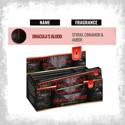 🩸✨ Dracula’s Blood Masala Incense – Mystery Cleansing and Bold Aroma 🕯️