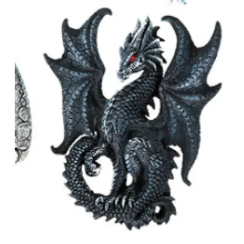 Dragon Magnets - Black Laying - NON-TYPED YET