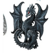 Dragon Magnets - Black Laying - NON-TYPED YET