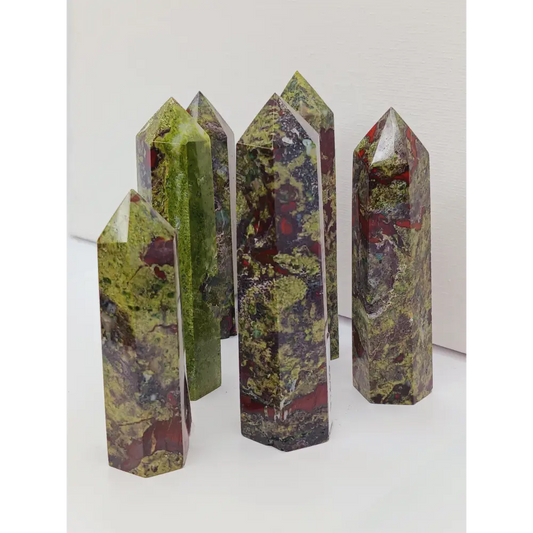 🐉❤️ Dragon’s Blood Jasper Tower Intuitive Pick – Courage Vitality and Empowerment ✨ - Towers