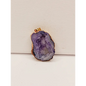 💖💙💜 Druzy Pendant – Sparkling Statement and Intuitive Pick ✨ - Purple - Jewelry