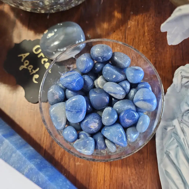 Dumortierite Tumbles - Tumbles