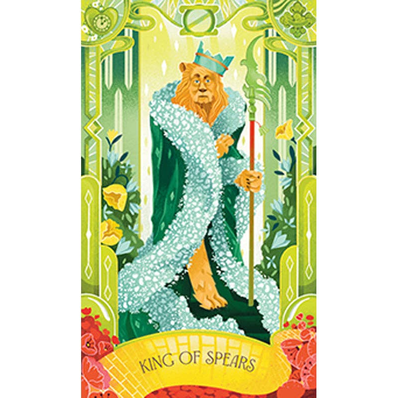 The Wizard of Oz Tarot Deck and Guidebook (Officially Licensed, 78 Cards and 128-Page Guidebook) – Deluxe Gift Box Set