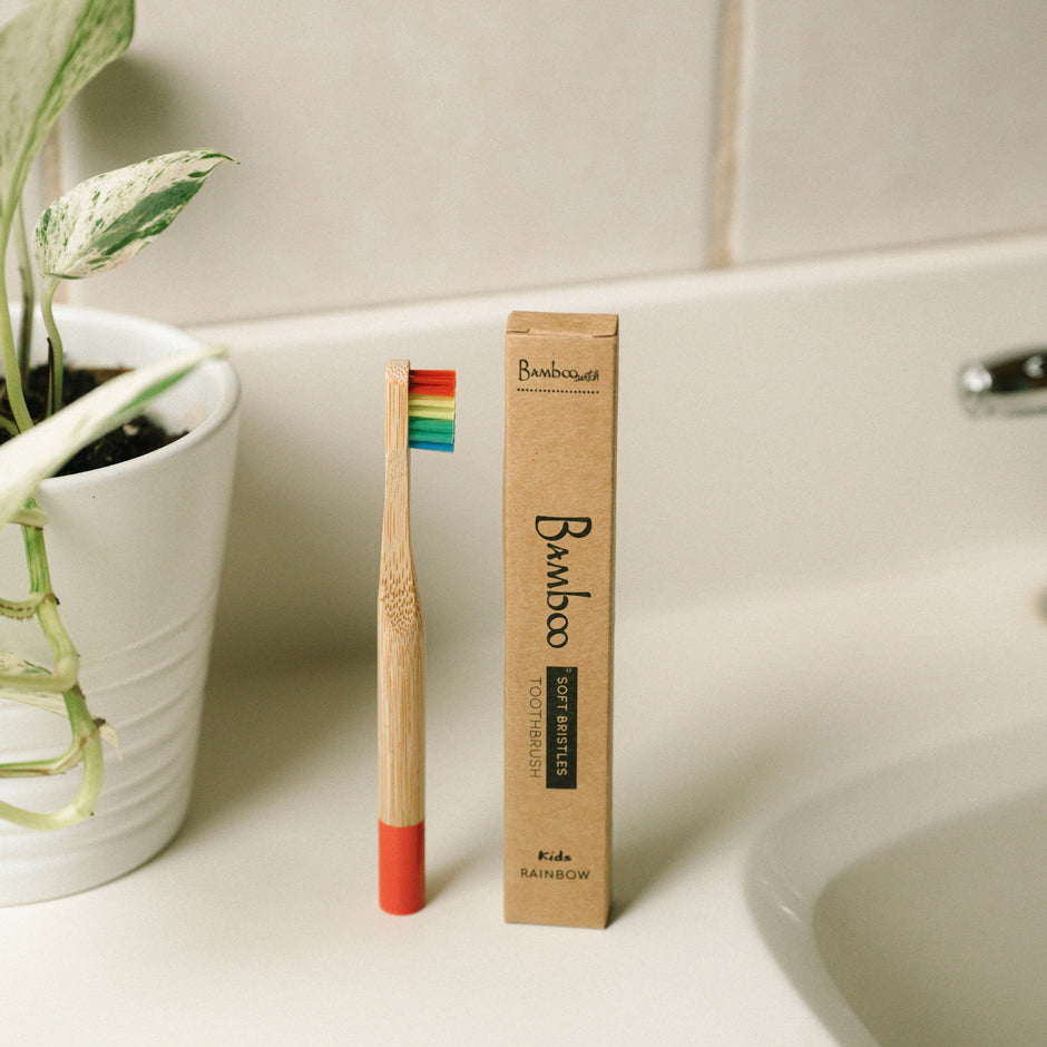 Bamboo Kids Toothbrush |  Rainbow