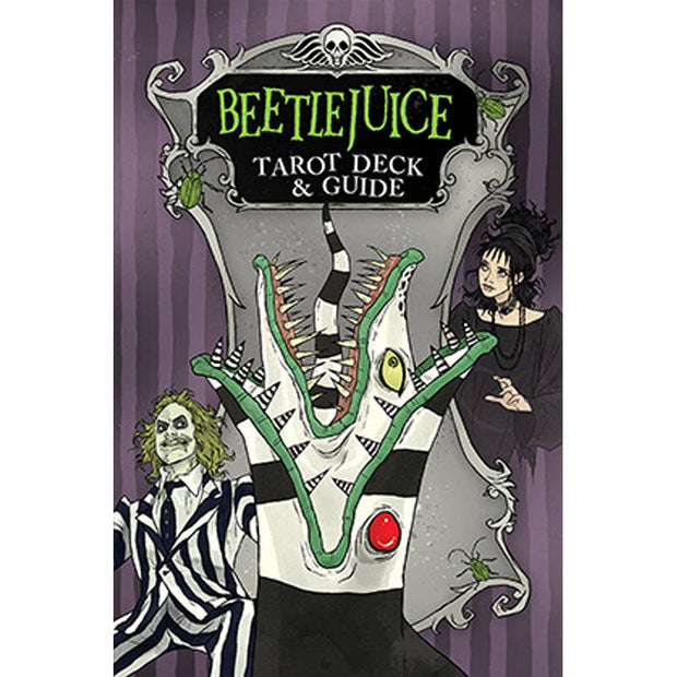 Beetlejuice Tarot Deck and Guide (Officially Licensed, 78 Cards and Fold-Out Map) – Major and Minor Arcana Gift Set