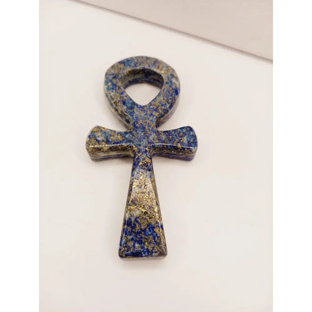 🔑✨ Egyptian Ankh Carvings 4–4.5’’ – Eternal Life Protection and Sacred Power 🌟 - 3 - Lapis - Carvings