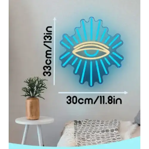 Evil Eye Neon Sign - Home Decor