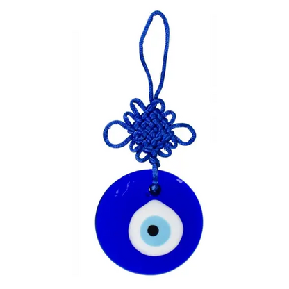 Evil Eye Protection Pendants and Wall Hangings - 2’’ Braided Pendant Evil Eye - Jewelry