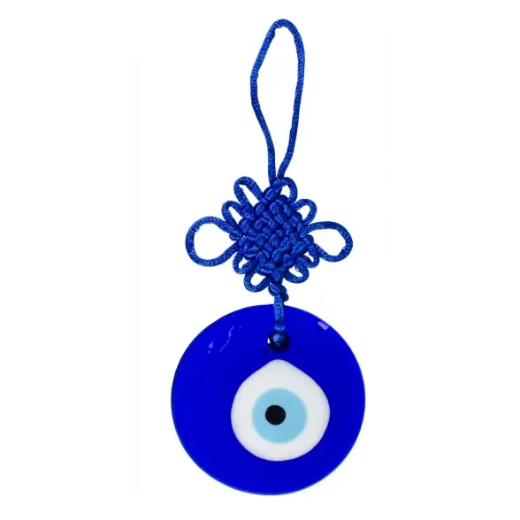 Evil Eye Protection Pendants and Wall Hangings - 2’’ Braided Pendant Evil Eye - Jewelry