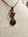 Exquisite Copper Wire Wrapped Stone Pendants - Blue Tiger’s Eye - Jewelry